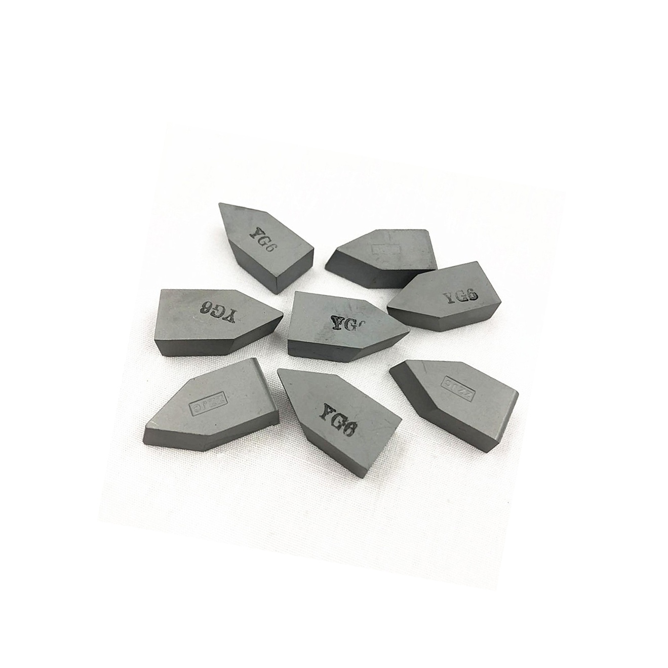 YG6 Cemented Carbide Brazed Tips In Stock