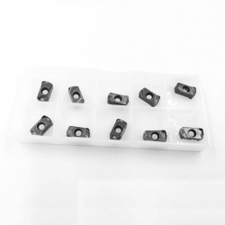 Tungsten Carbide Cnc Surface Fast Feed Milling Inserts Lnmu 0303