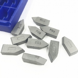 turning tools YG6 tungsten carbide cutting tips carbide brazed tips