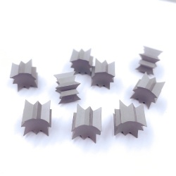 Round tungsten carbide button tips for oil-field drilling