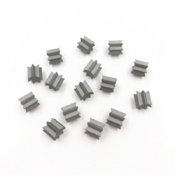 No-magnetic tungsten carbide crushed granules for wear tool parts